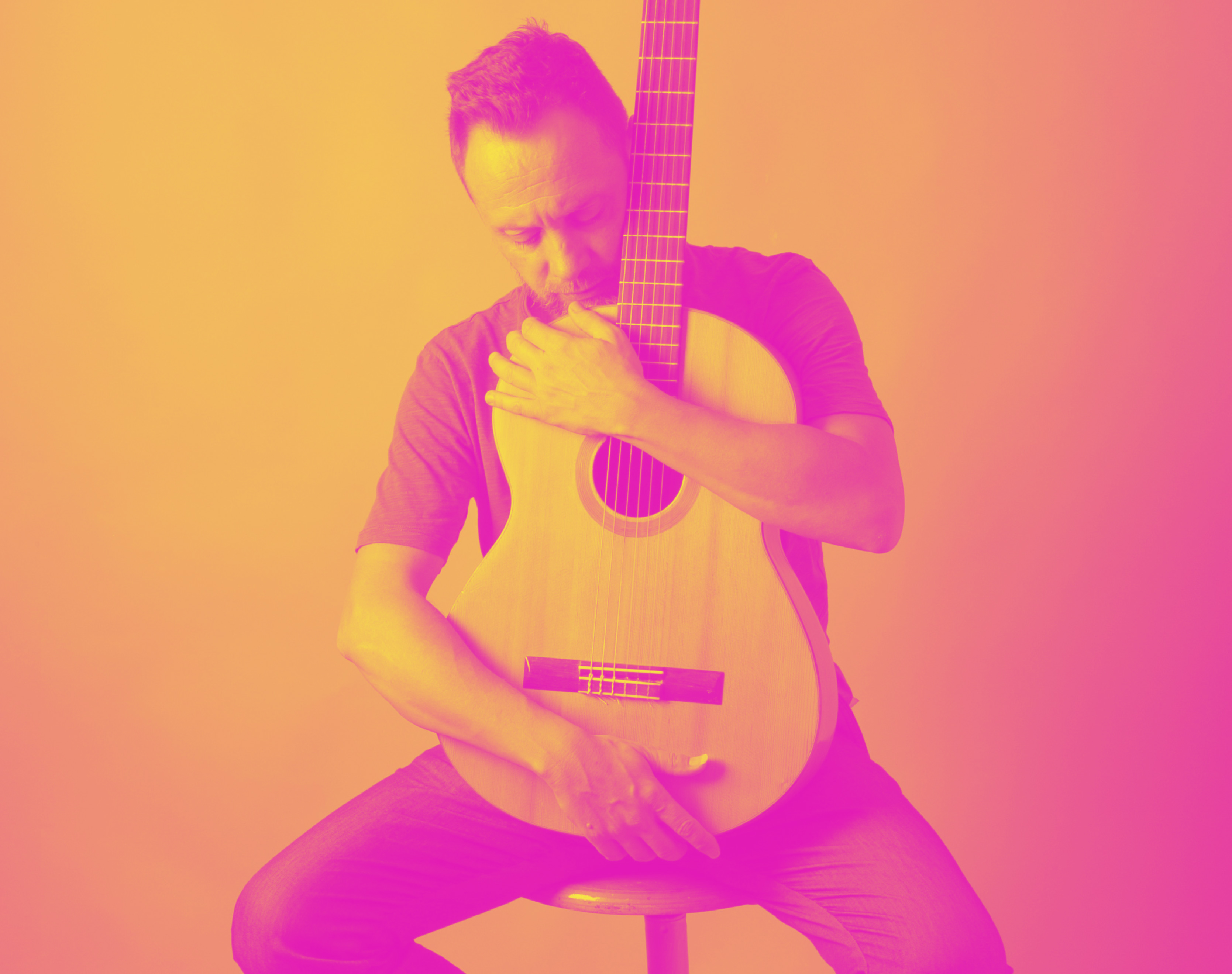 chitarra arancio